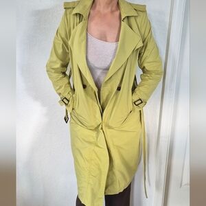 Soft Surroundings Cotton Belted Trench Jacket SZ Medium